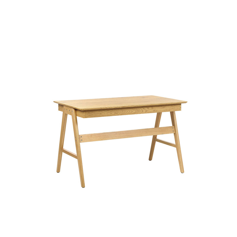 Mack Solid Wood Base Writing Desk