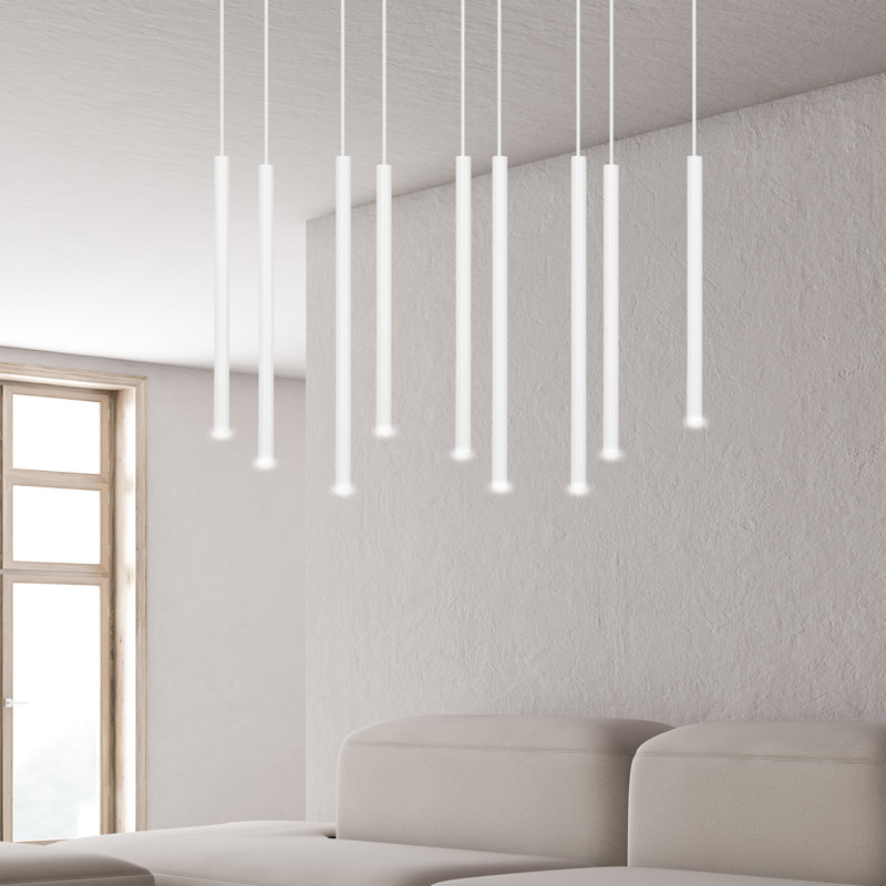Anna-Leigh 9 - Light Cluster Pendant, White
