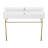 Claire 40 Ceramic Console Sink White Basin-1008977587