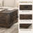 36" Farmhouse Movable Lift Top Coffee Table with Storage and Power Outlets, Square Wood Living Room Tables with Wheels and Large Hidden Space, Lift Wooden Barn Door Center Table-1563975067-1563975066