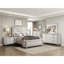 Table de chevet 2 tiroirs blanc antique pour opulence de chambre à coucher de luxe moderne