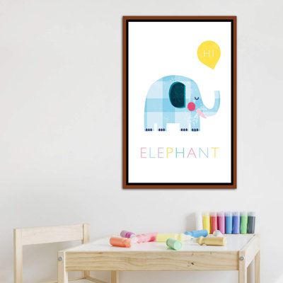 Éléphant - impression d'art graphique
