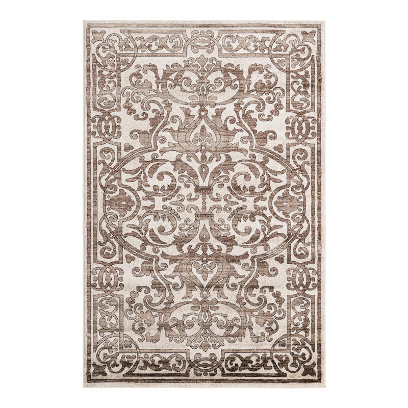 Alexzandar Ikat Indoor Rug, Rectangle 5'3" x 8'
