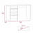 6-Shelf Writing Desk With Built-In Bookcase(Desk)-135022090