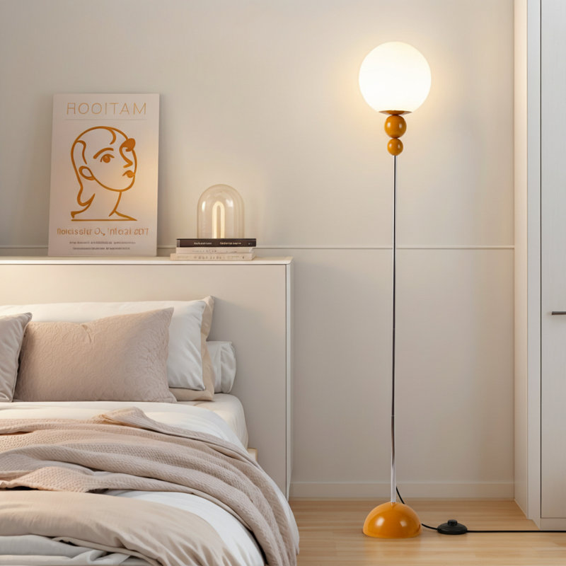 Lampe sur pied Modern Modern, Orange