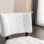 Fauteuil d'appoint Boucle, surdimensionné pour des sièges très confortables, 27 x 31 34 H, chaise blanche avec siège spacieux - améliore le confort et le style