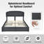 Loki Upholstered Drawers Platform Bed