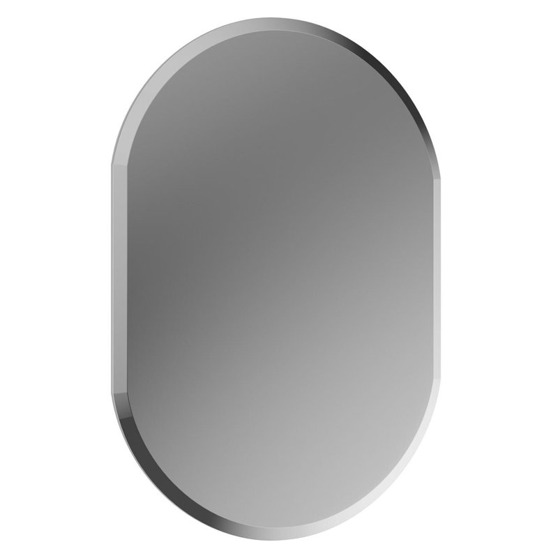 Lincoln Oval Mirror, 60cm H x 45cm W