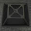 Hadenson Square Steel Wood Burning Fire Pit