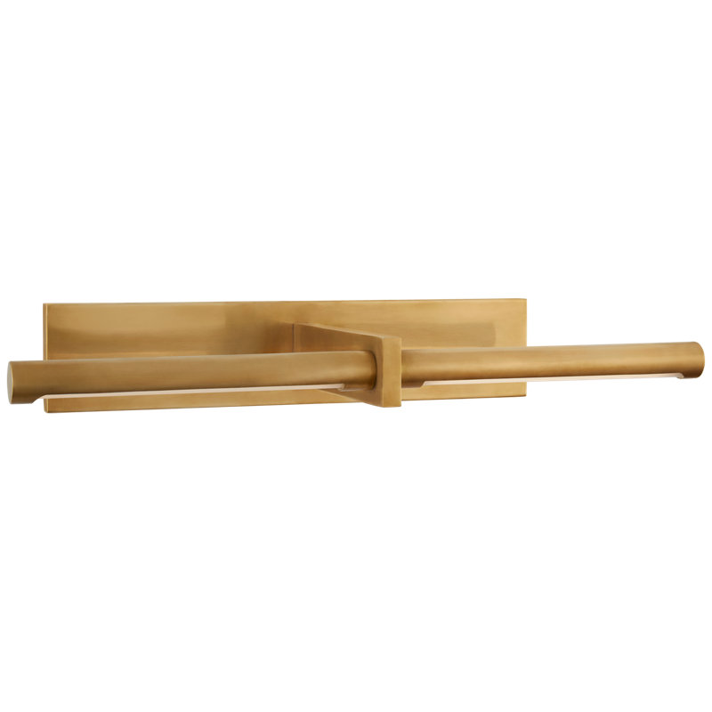 Kelly Wearstler Axis 18" Picture Light, Antique-Burnished Brass