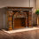 Foyer sculpté rétro moderne et simple