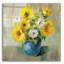 «Sunflower Still Life 1» par Danhui Nai, art mural en verre acrylique