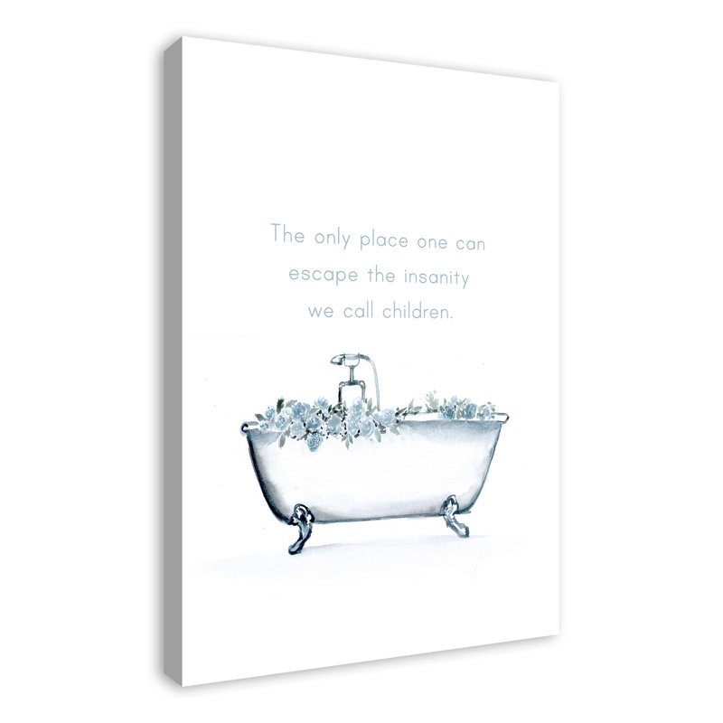 " Bathtub Escape ", 36" H x 24" W x 1.25" D