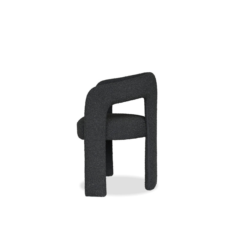 Fauteuil rembourré Melrose, Boucle réglisse Melrose, Réglisse