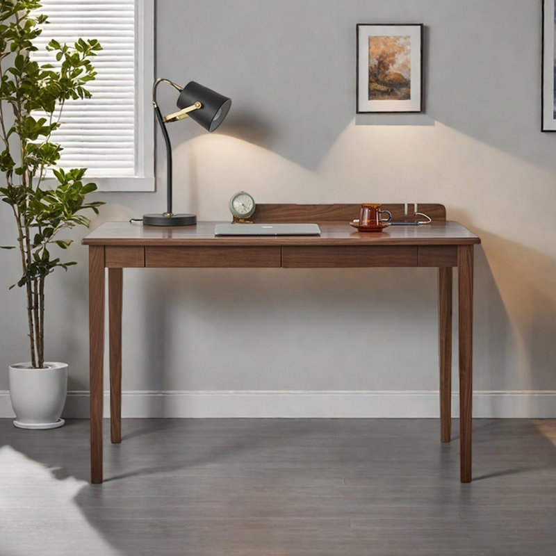 Bureau en bois massif de style nordique, H 29,53 po x l 39,37 po x P 21,65 po