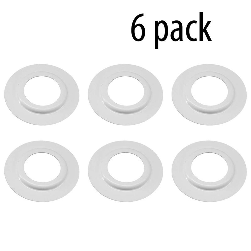 Darneil Metal Lamp Shade Reducer Ring For ES/E27 To BC/B22 Plate Light Fitting Lampshade Lighting Kit, White