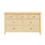 Commode 7 tiroirs avec miroir Natural