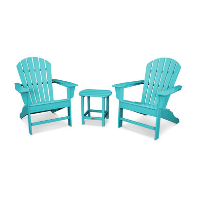 POLYWOOD South Beach Adirondack 3-Piece Set