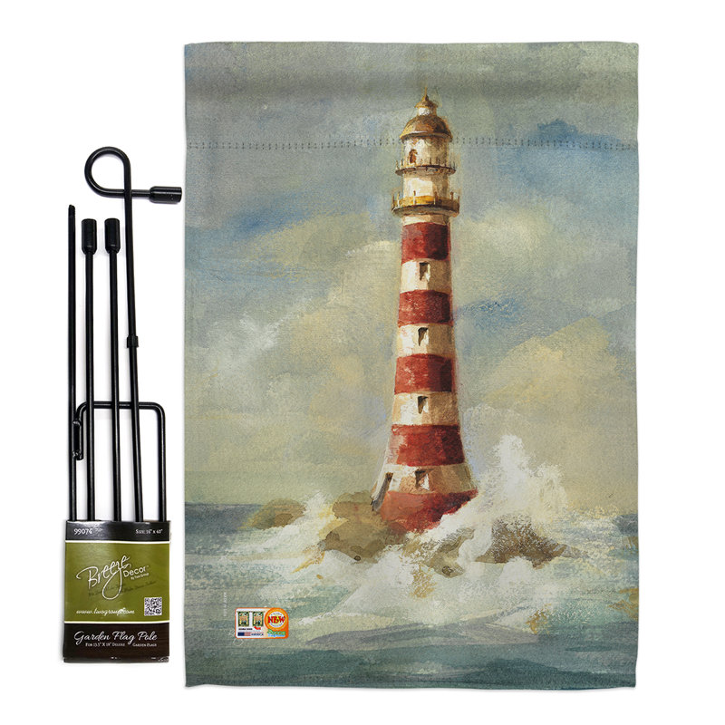 Double Sided 18.5'' H x 13'' W Polyester Flag Set
