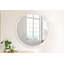 Huldar Glass Flat Wall Mirror