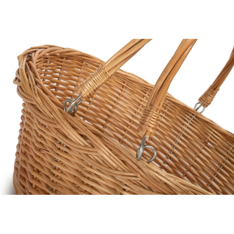 Wicker Swing Handled Shopping Basket