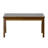 Folding Slatted Backrest Solid Wood Bench-623479525