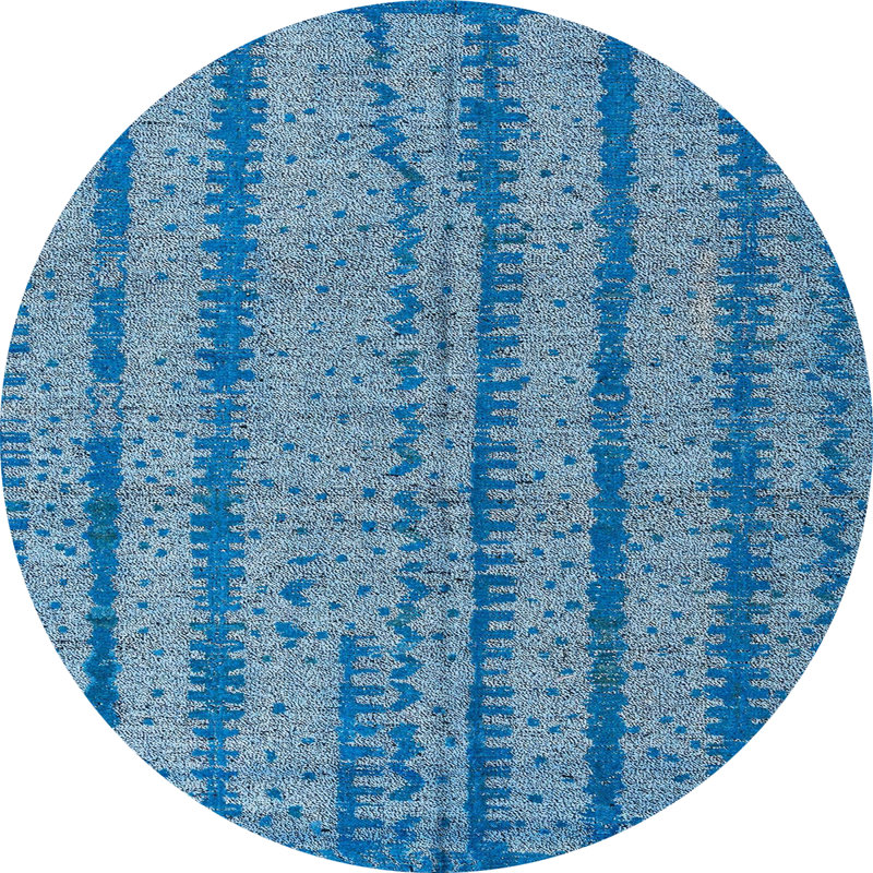 Tapis abstrait moderne 4356, Rond 5 pi