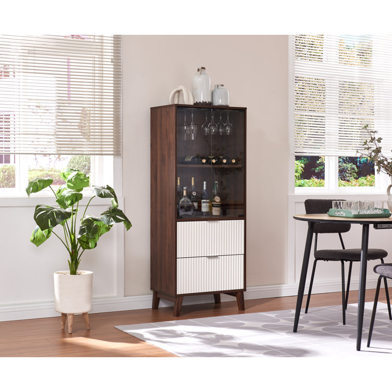 Bar Kamrie, Noyer / Blanc