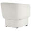 Fauteuil d'appoint contemporain en velours beige-264194596