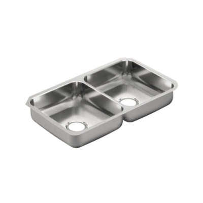 2000 Series 31" L x 18" W Double Basin Undermount Stainless Steel Kitchen Sink