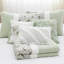 Courtepointe double / grand 6 - coton sauge, bride, décor de chambre double / grand en coton, imprimé floral, literie confortable