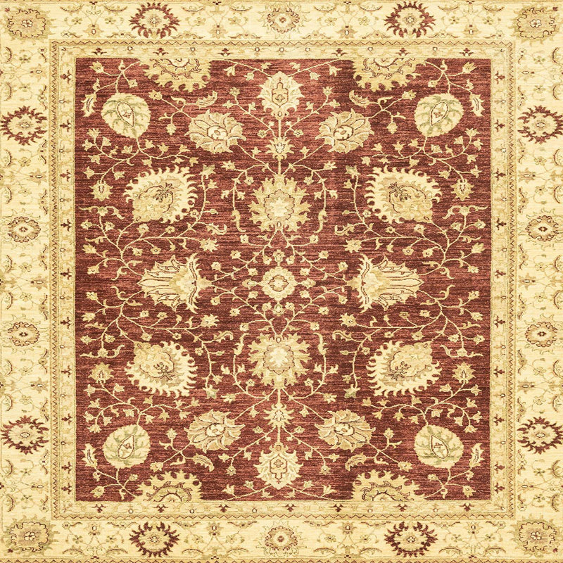 Tapis abstrait moderne 3399, Carré 6 pi