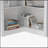 Corner 5 Tier Open Bookshelf