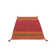Azizi Striped Hand Woven Cotton Red Rug