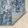 Blue/Ivory Classic Oriental Medallion Machine Washable Rug