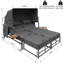 178cm Long Double Chaise with Cushions