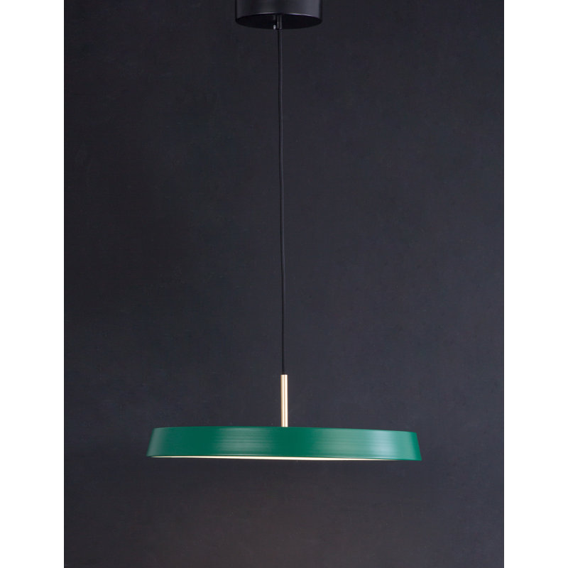 1 - Light LED Single Pendant, Green