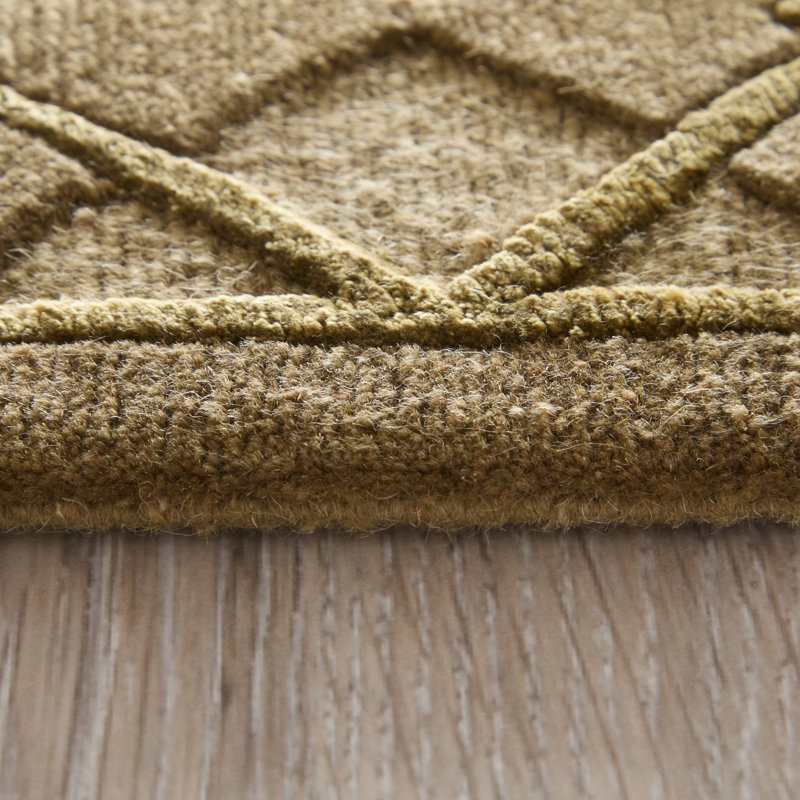 Tapis moderne Chadwick, Tanné, Rectangle 8 pi 6 po x 11 pi 6 po