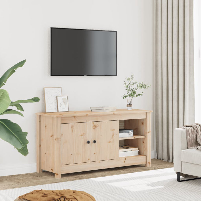 Unfinished TV Stand for TVs up to 40", Brown