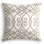Scrolling Along Linen Square Pillow Cover & Insert