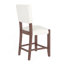 Ensemble de table de salle à manger 3 pièces à hauteur de comptoir pour 2 personnes, table de bar en faux marbre et 2 chaises rembourrées, ensemble de salle à manger moderne de style Mid-Century pour la salle à manger, cuisine de pub, petite place