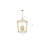Desirae 4 - Light Stainless Steel Dimmable Lantern Geometric Chandelier