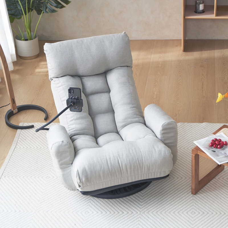 Adjustable head and waist, game chair, lounge chair, Gray