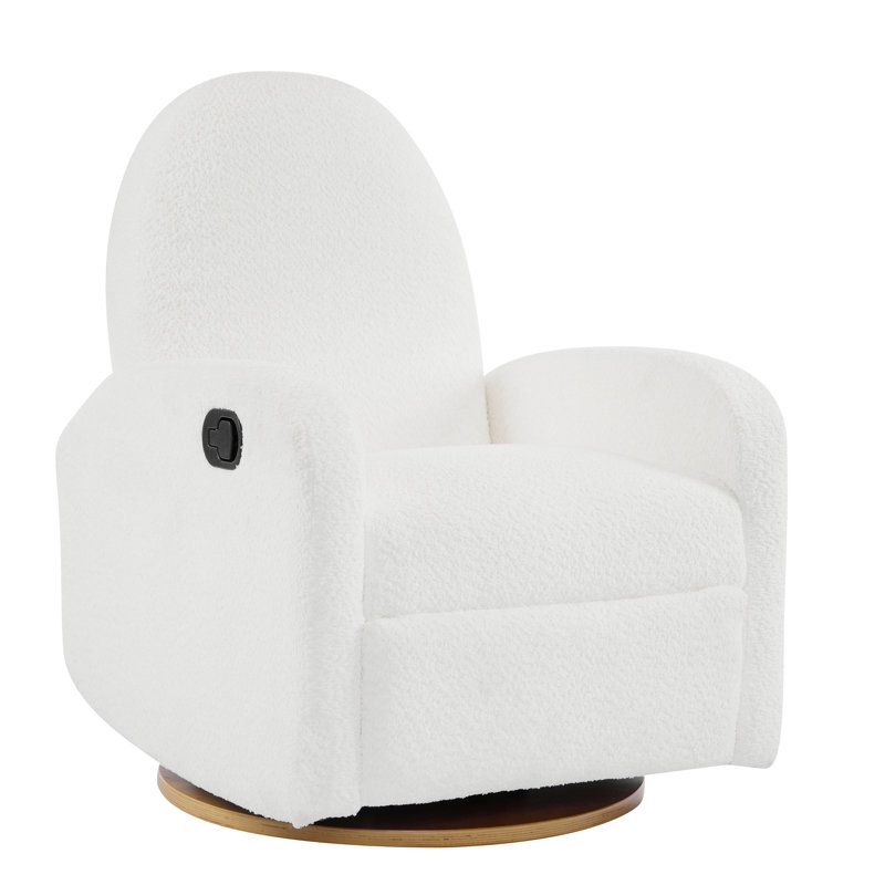 360 Swivel and Glider Recliner Chair-Beige, Beige