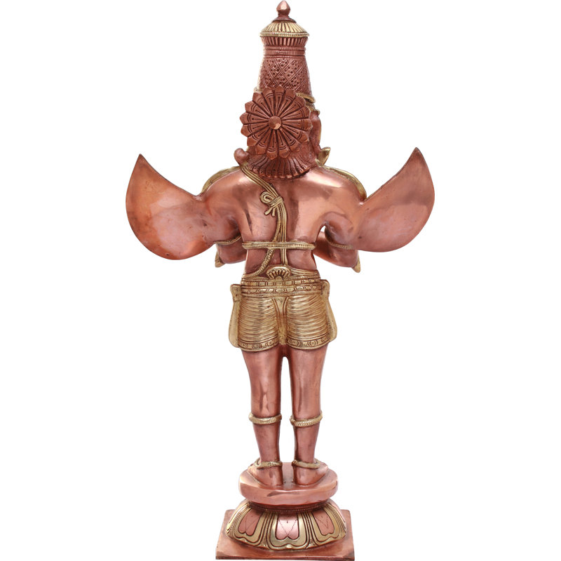 Statue Garuda, Cuivre / or