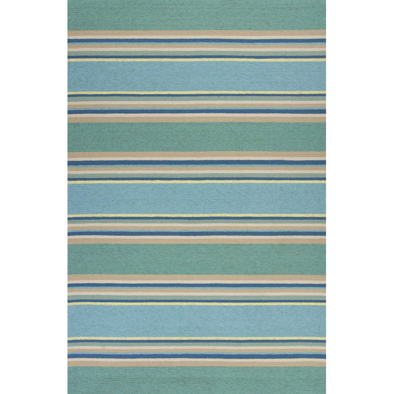 Tapis bleu océan intérieur / extérieur Alxavier