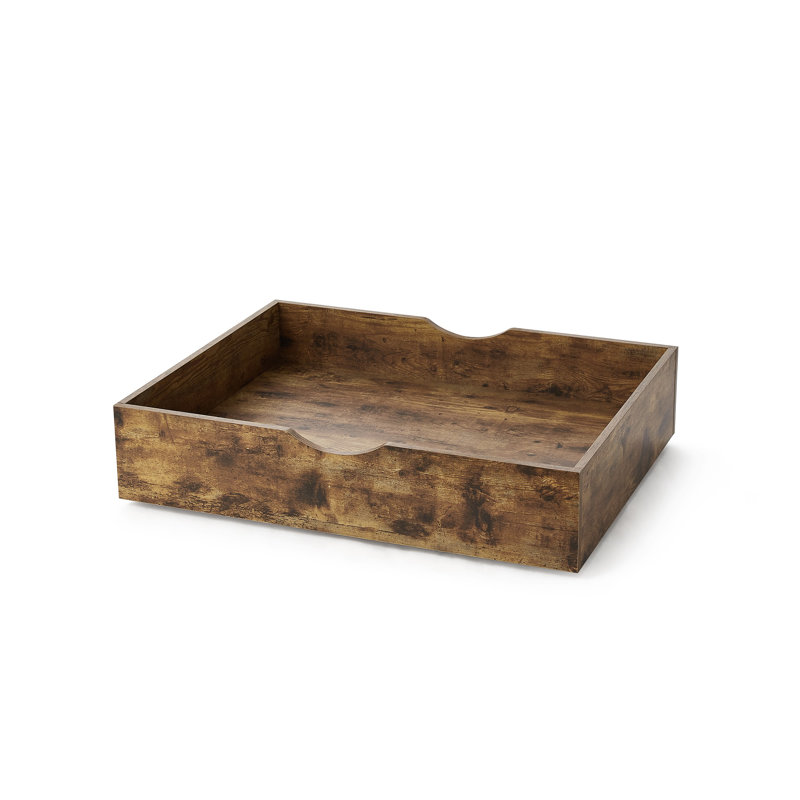 The Storage MAX - Rangement en bois avec roulettes, Bois Chaud
