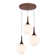 Ovellette 3 - Light LED Cluster Pendant