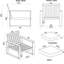 Chaise de patio avec coussins Grafton