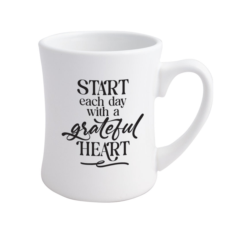 Start Each Day Designer Coffeehouse Mug, 19oz